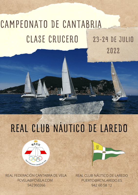 AR-Campeonato de Cantabria de Cruceros que tendrá lugar en Laredo los próximos 23-24 de julio