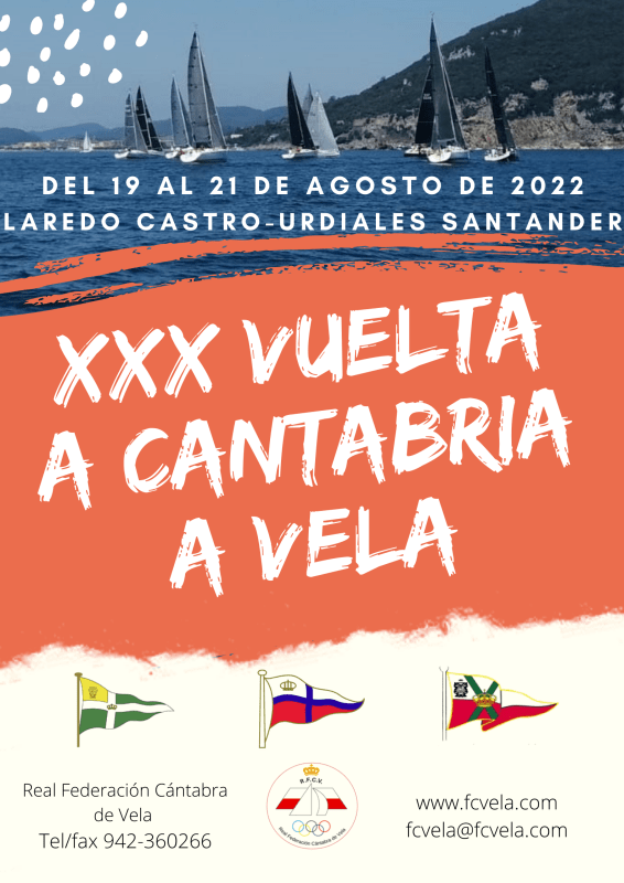 AR Vuelta Cantabria a Vela que se celebrará los próximos 19, 20 y 21 de agosto